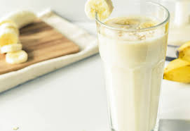 Milk with banana